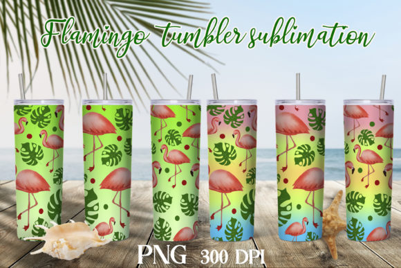 Download Flamingo Tumbler Sublimation Design - Premium Resources
